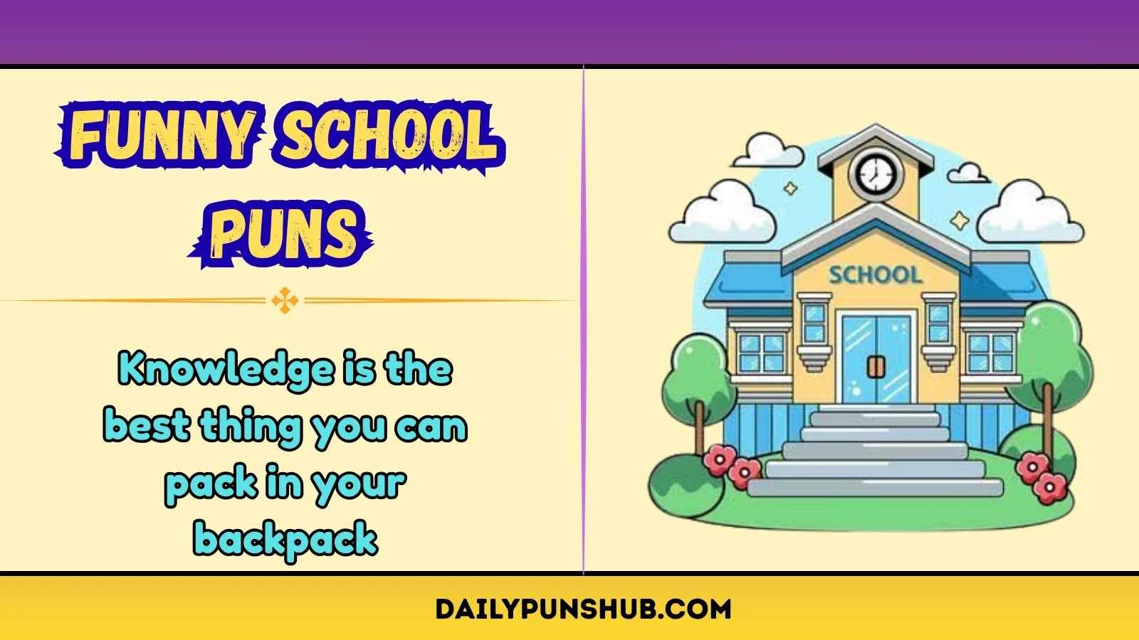 Funny School Puns