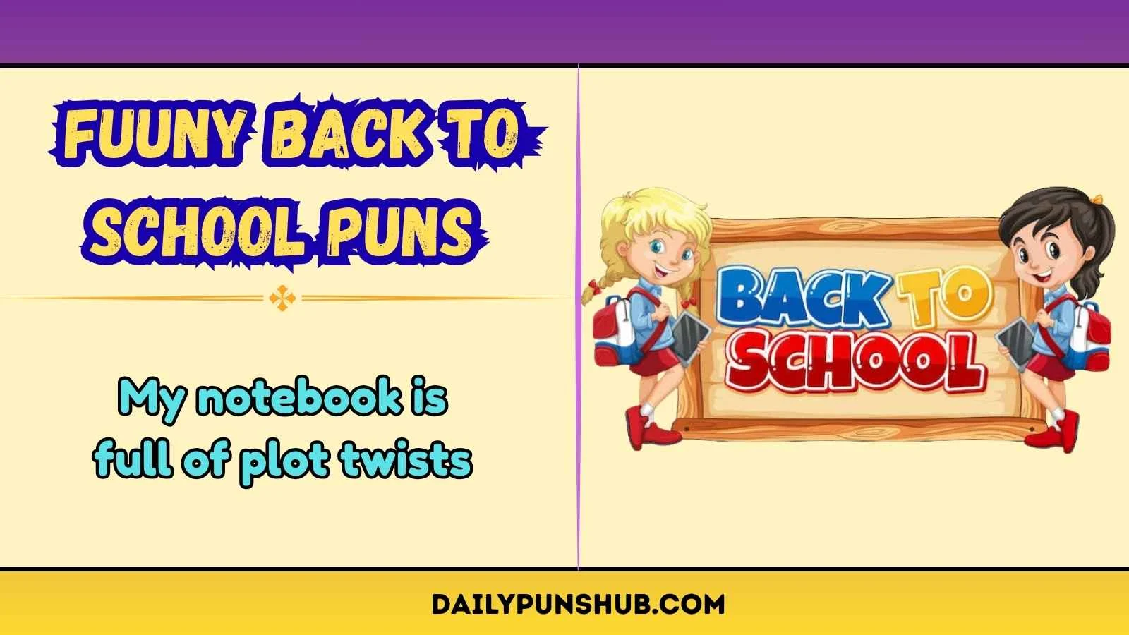 Fuuny Back to School Puns
